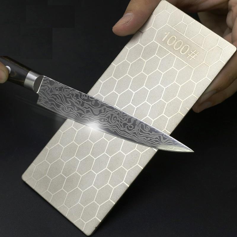 Sharpening Diamond Infused Whetstone with Ultrafine 1000 Grit Grinding Layers