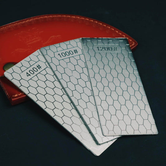 Sharpening Diamond Infused Whetstone with Ultrafine 1200/1000/400 Grit ProChef Bundle