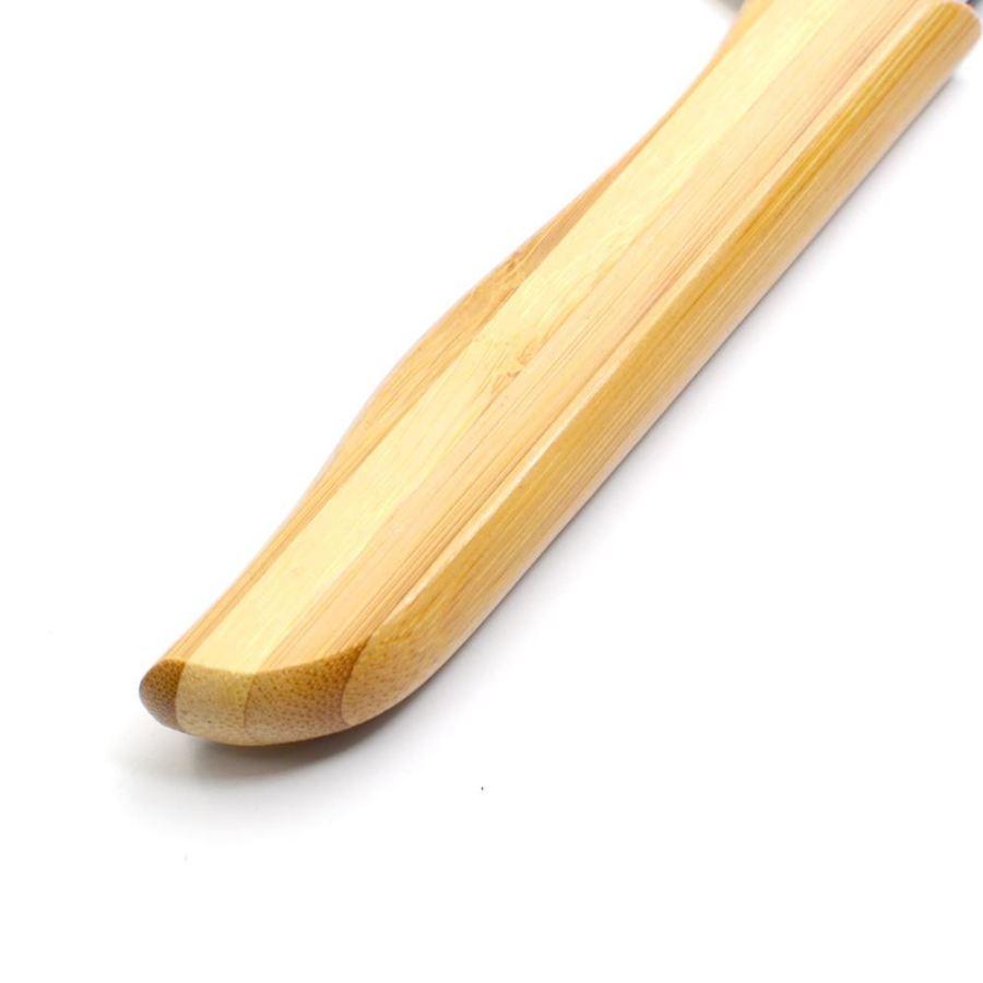 Premium Serrated Ceramic Chef Knife With Bamboo Handle And Cover - 5 Inch