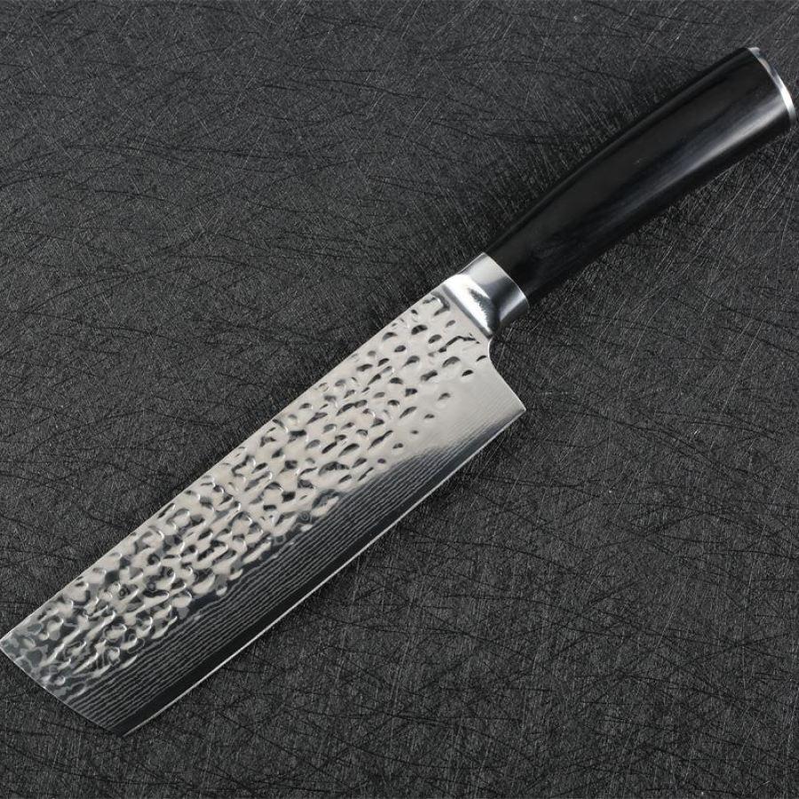 Premium York Series Japanese Style Nakiri Chef Knife With Hm Stainless Steel Blade - 6.5 Inches