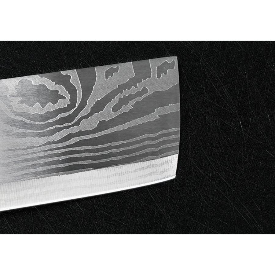 Premium York Series Japanese Style Nakiri Chef Knife With Rz Stainless Steel Blade - 7 Inches