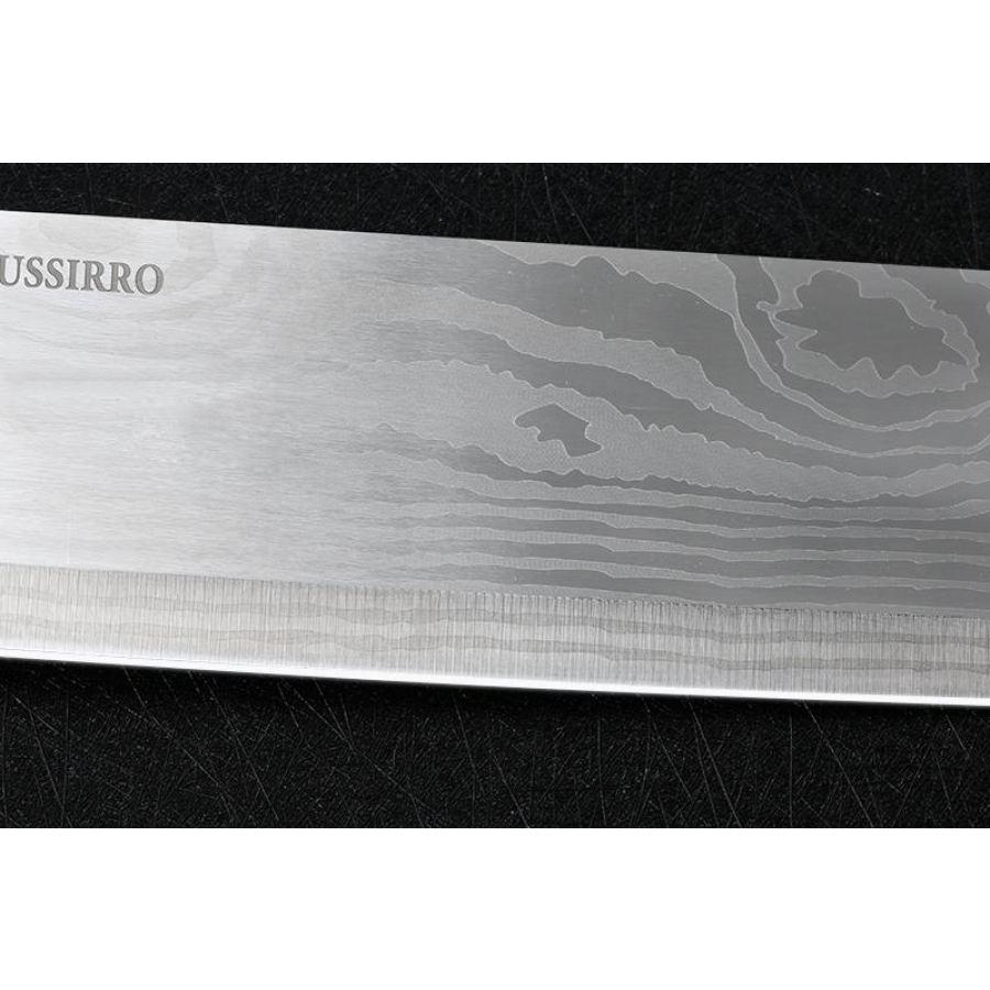 Premium York Series Japanese Style Nakiri Chef Knife With Rz Stainless Steel Blade - 7 Inches