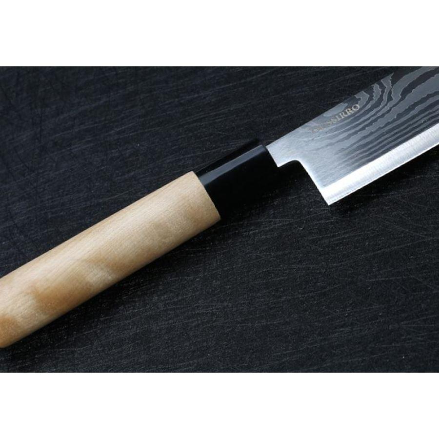 Premium York Series Japanese Style Nakiri Chef Knife With Rz Stainless Steel Blade - 7 Inches