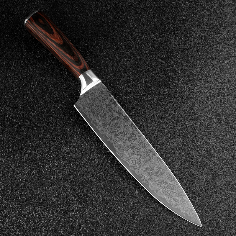 Premium XL PRO Series Chef Knife Set with Crafted RZ Razor Stainless Steel Blades - 7" and 8"
