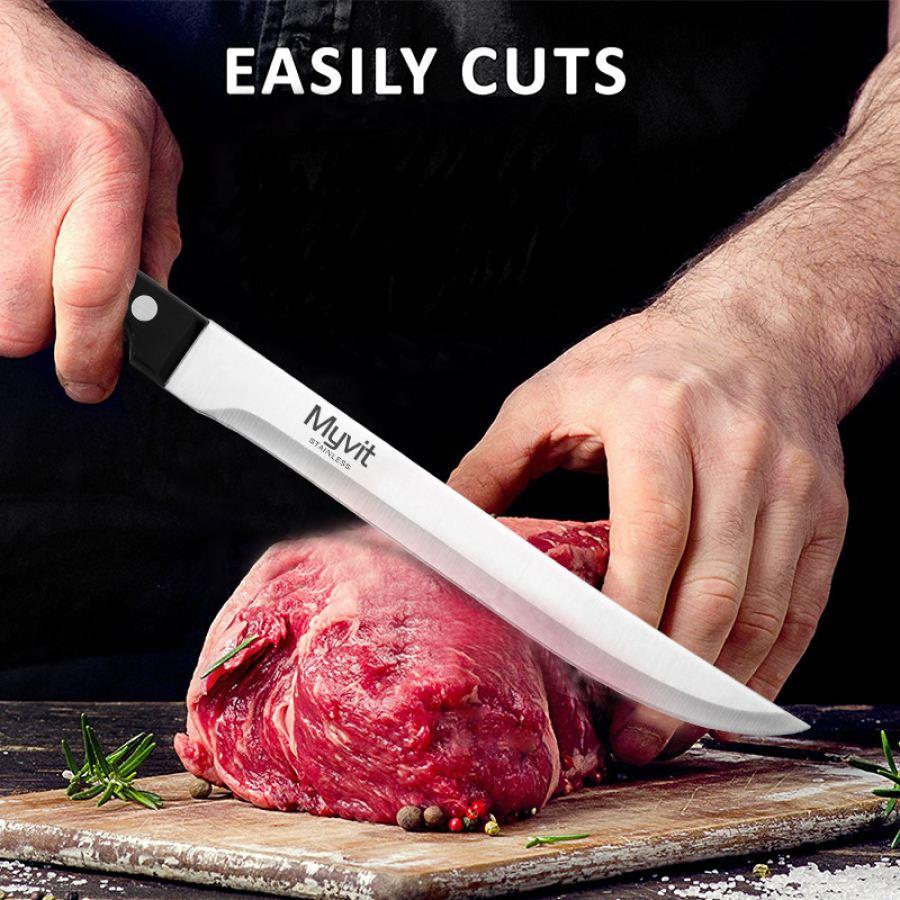 Premium Sk Series Steak Chef Knife 3 Piece Set - 8 Inch 5 3.5