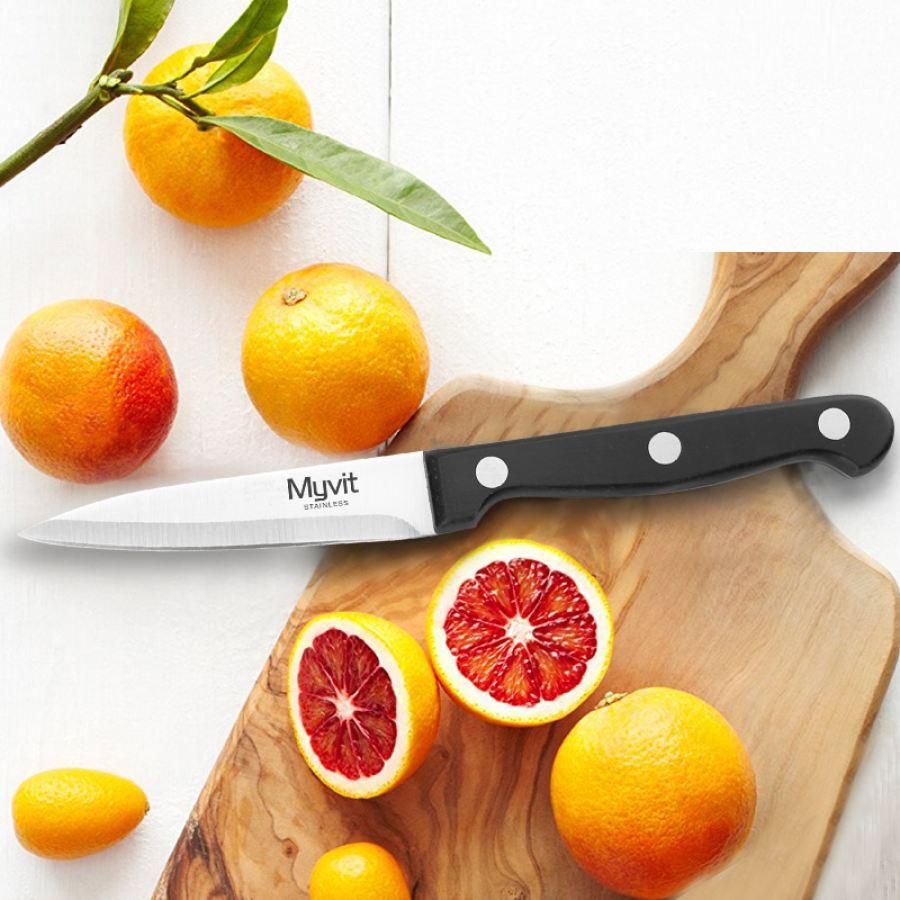 Premium Sk Series Steak Chef Knife 3 Piece Set - 8 Inch 5 3.5