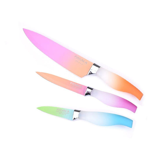 Premium Ex Stainless Steel Series Ultrasharp Chef Knife Set - 8 Inch 5 And 3.5