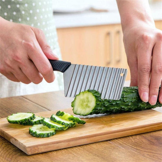 Premium Wave Style Chef Knife For Professional Plating